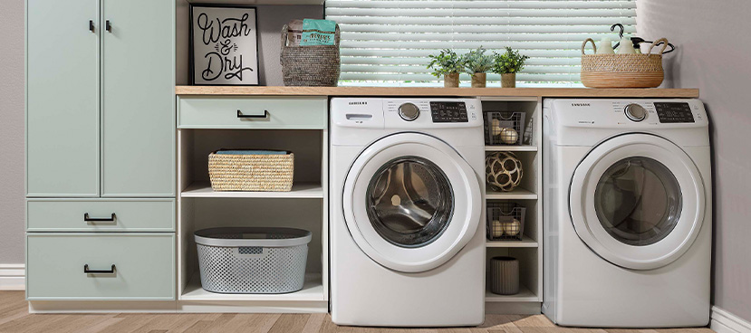 Washing area closet