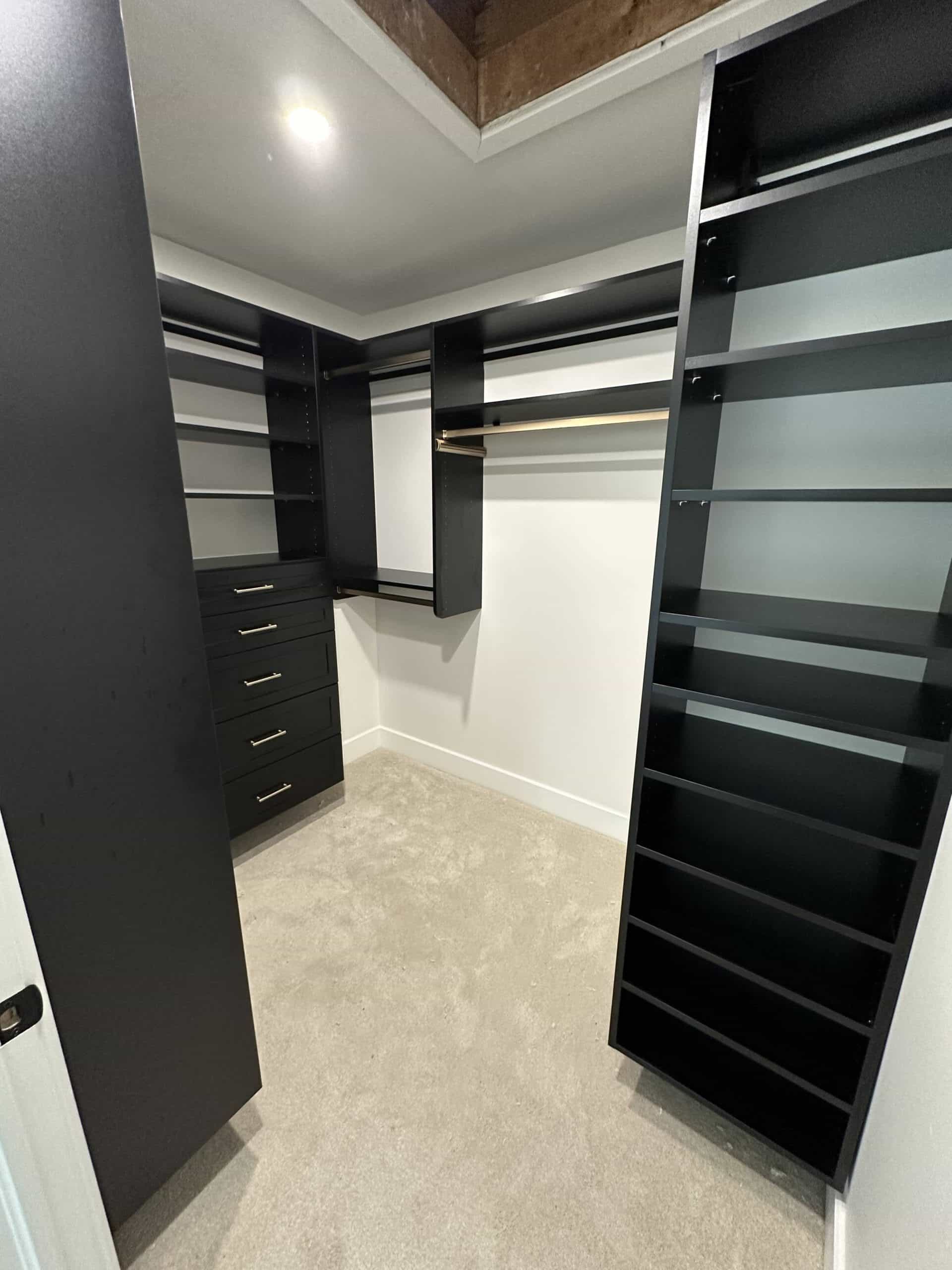 Closet space before scaled