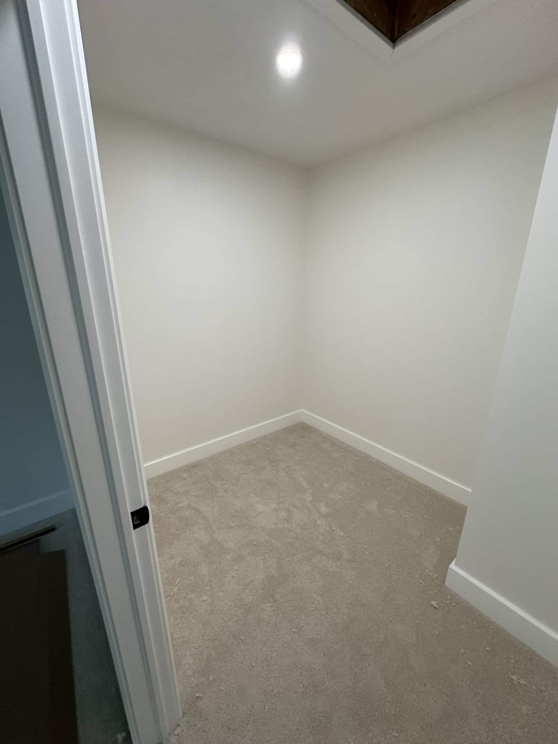 Closet space before scaled