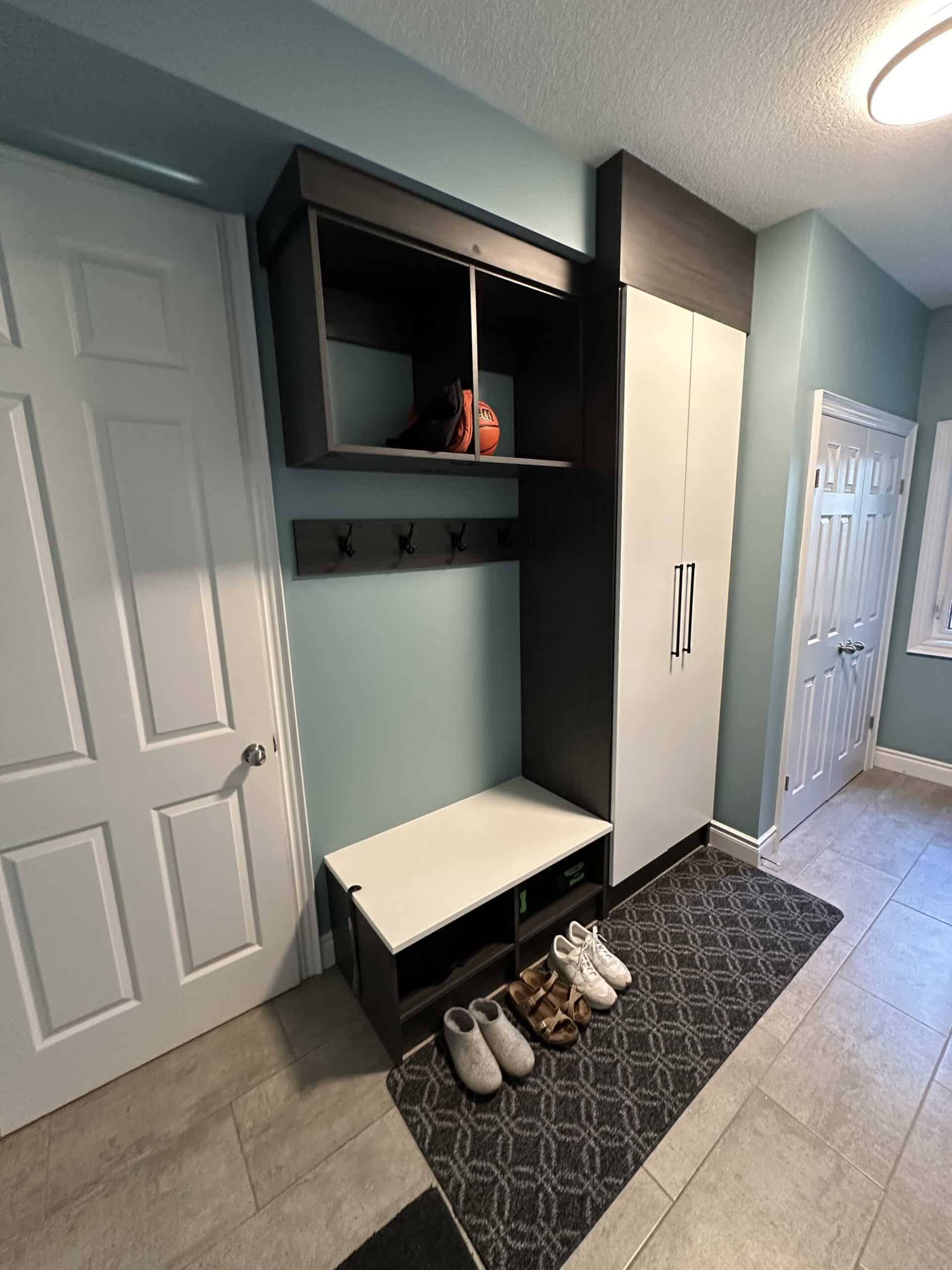 Small mudroom before scaled