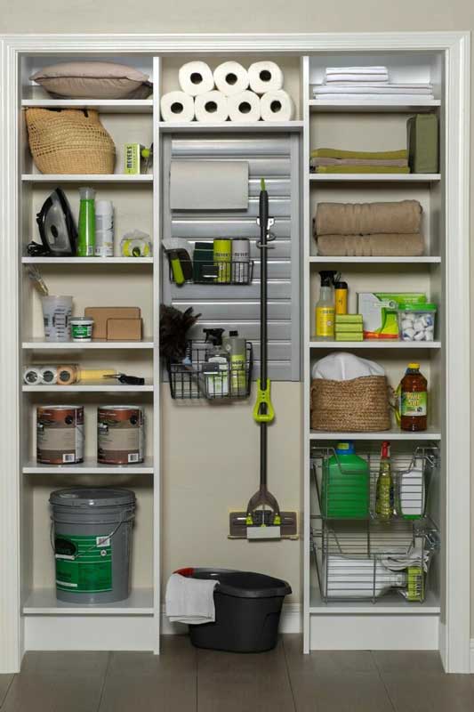 White Utility Closet